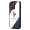 US Polo USHCP14LPSO3 iPhone 14 Pro 6.1" fehér/fehér Tricolor Embossed tok thumbnail