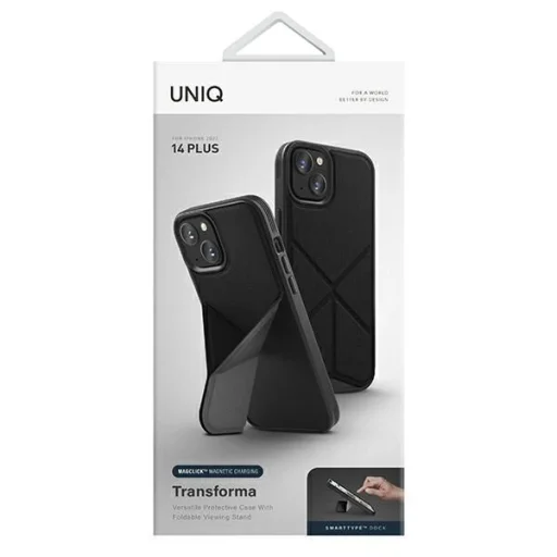 Uniq Transforma Magclick töltőtok iPhone 14 Plus - fekete - 14