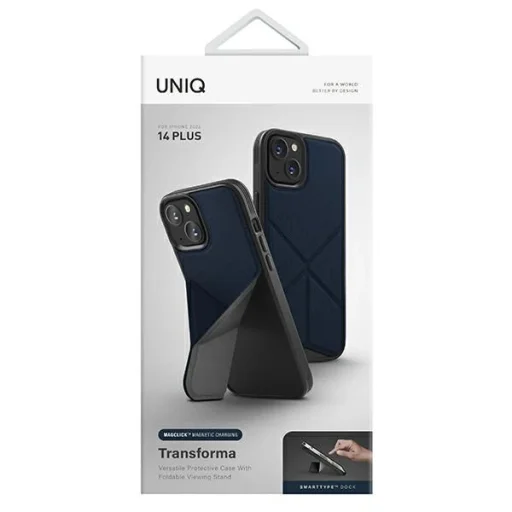 Uniq Transforma Magclick Charging tok iPhone 14 Plus - kék - 14