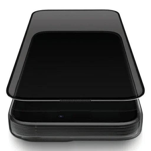 Uniq Optix Privacy edzett üveg iPhone 15 Pro-hoz applikátorral üvegfólia - 4