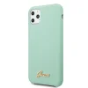 Guess GUHCN65LSLMGG iPhone 11 Pro Max zöld/zöld kemény tok Szilikon Vintage Arany Logó tok - 2