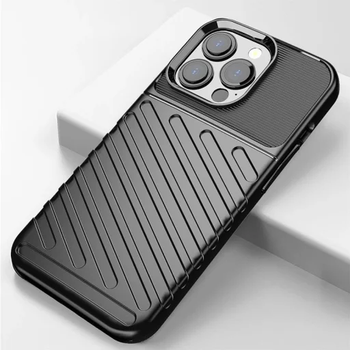  iPhone 13 Pro kék Thunder Case rugalmas, kemény, masszív tok TPU tok - 15