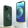 Ring Case szilikon tok ujjtámasszal és állvánnyal iPhone 12 Pro Max-hoz menta tok thumbnail