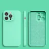 iPhone 13 Pro szilikon tok menta zöld színben szilikon tok thumbnail