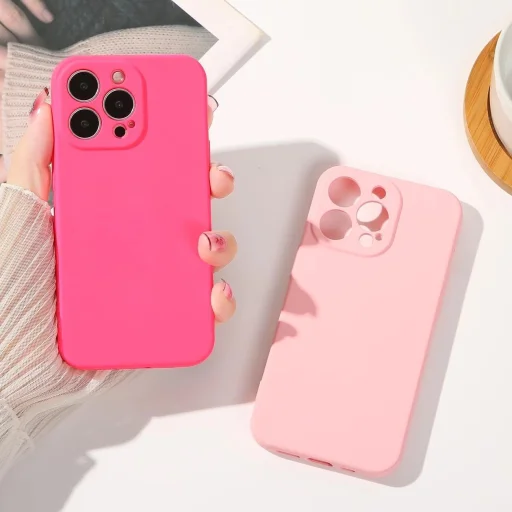 iPhone 13 Pro szilikon tok menta zöld színben szilikon tok - 11