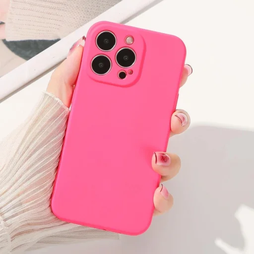 iPhone 13 Pro szilikon tok menta zöld színben szilikon tok - 9