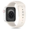 Tech-Protect szilikon szíj Apple Watch 4 / 5 / 6 / 7 / 8 / 9 / 10 / 11 / SE (38 / 40 / 41 mm) - Bézs thumbnail