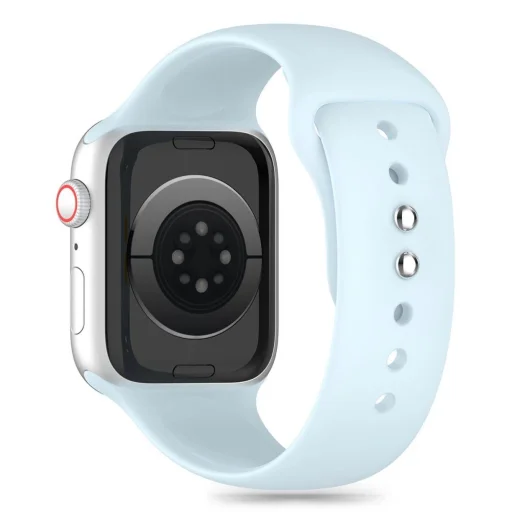 Tech-Protect Szilikonszíj Apple Watch 4 / 5 / 6 / 7 / 8 / 9 / SE (38 / 40 / 41 mm) - Kék - 3