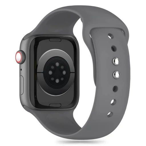 Tech-Protect szilikonszíj Apple Watch 4 / 5 / 6 / 7 / 8 / 9 / SE / Ultra 1 / 2 (42 / 44 / 45 / 49 mm) - Szürke - 2