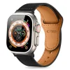 Tech-Protect Naturalfit szíj Apple Watch 4 / 5 / 6 / 7 / 8 / 9 / SE (38 / 40 / 41 mm) - Fekete thumbnail
