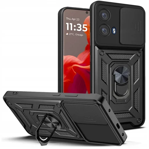 Tech-Protect Camshield Pro tok Motorola Moto G85 5G-hez - Fekete - 1