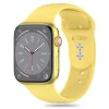 Tech-Protect Szilikon Szíj Apple Watch 4 / 5 / 6 / 7 / 8 / 9 / 10 / 11 / SE / Ultra 1 / 2 (42 / 44 / 45 / 49 mm) - Sárga thumbnail