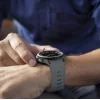 Tech-Protect Silicone Line óraszíj Samsung Galaxy Watch 4 / 5 / 5 Pro / 6 / 7 / FE - Szürke thumbnail