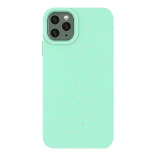Eco Case tok iPhone 11 Pro Max-hoz, szilikon tok, menta színű