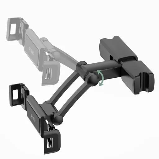 Tech-Protect V2 autós tartó teleszkópos fejtámlához telefonhoz/tablethez - fekete - 5