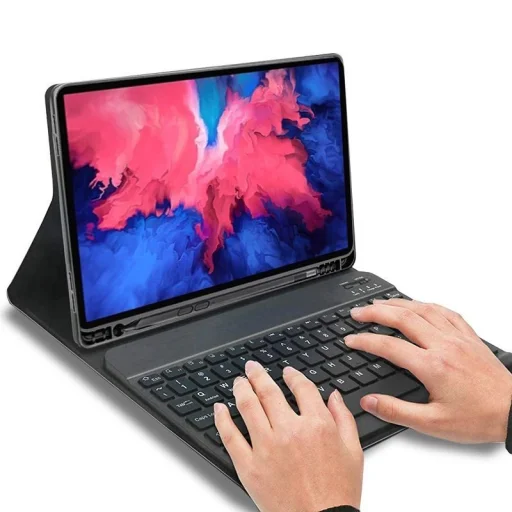 Tech-Protect SC Pen + Keyboard tok billentyűzettel Lenovo Tab M10 Plus (3rd gen.) 10.6" TB-125 / TB-128 - fekete - 3