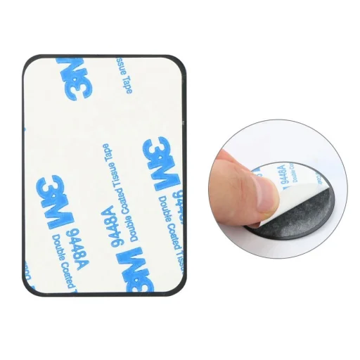 Tech-Protect MetalPlate mágneses lapok autós tartókhoz - fekete (4 db) - 3