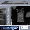  Google Pixel 8 sötétszürke (Zero One minta) Spigen Ultra Hybrid tok thumbnail