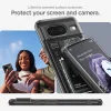  Google Pixel 8 sötétszürke (Zero One minta) Spigen Ultra Hybrid tok thumbnail