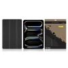 Tactical Tri Fold fliptok Apple iPad Pro 11 2024 Fekete thumbnail
