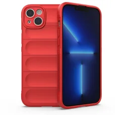 Magic Shield Case tok iPhone 14 Plus-hoz, rugalmas páncélozott borítás, piros