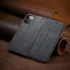 Magnet Fancy fliptok tok iPhone 12 Pro Max Pouch Wallet Card Holder Fekete thumbnail