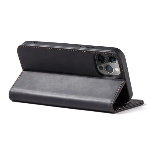 Magnet Fancy fliptok tok iPhone 12 Pro Max Pouch Wallet Card Holder Fekete - 7
