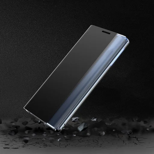 Sleep Case könyvszerű tok okosablakkal iPhone 13 mini-hez rózsaszínű - 7