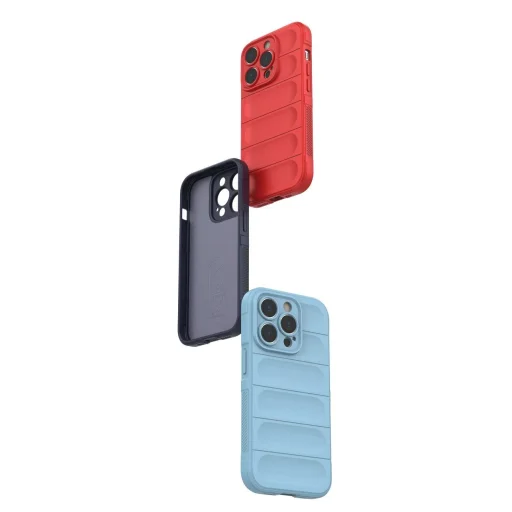 Magic Shield Case iPhone 14 Pro tok elasztikus páncélozott burgundi tok - 15