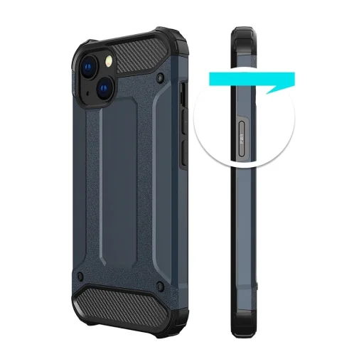 Hybrid Armor tok iPhone 14 Plus-hoz páncélozott hibrid védelem kék - 4