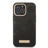 Guess GUHMP13LSAPSTK iPhone 13 Pro fekete/fekete keménytok Peony Logo Plate MagSafe tok thumbnail