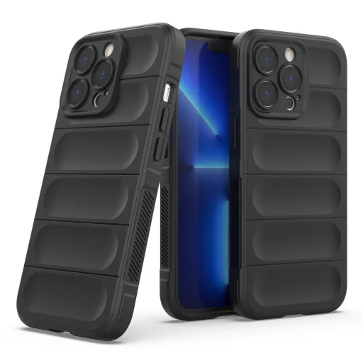 Magic Shield Case iPhone 13 Pro rugalmas páncélozott tok sötétkék tok - 7