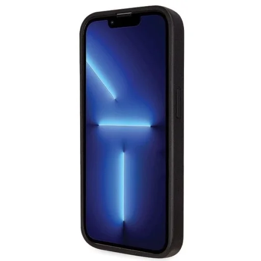 Guess GUHCP14LP4TDSCPK tok iPhone 14 Pro - fekete Crossbody 4G Metal Logo - 5