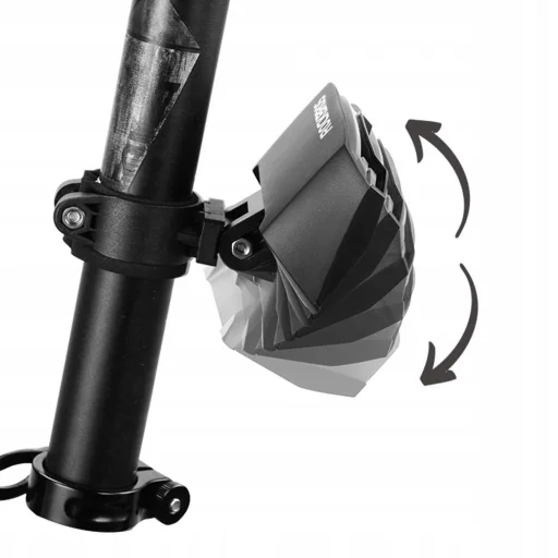 Rockbros LKWD-R1 Hátsó Kerékpár Lámpa Lézerrel és Távirányítóval + Mikro USB - USB-A Kábel - Fekete - 6