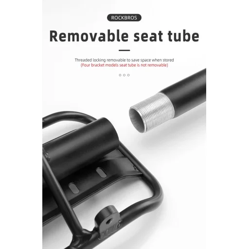 Rockbros 33210004001 biciklitartó polccal - fekete - 12