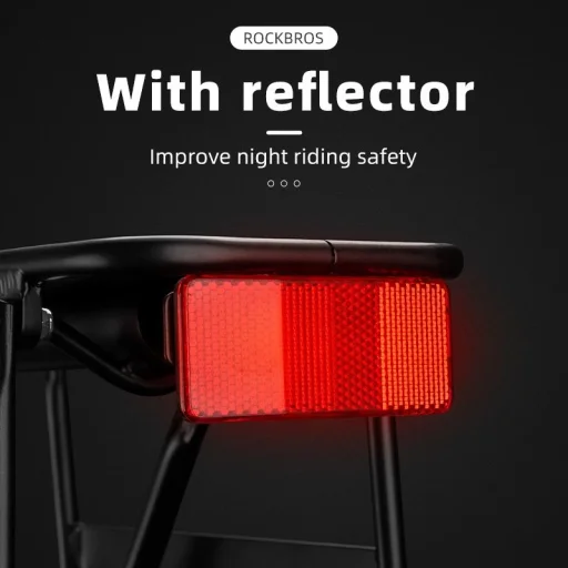 Rockbros 33210004001 biciklitartó polccal - fekete - 6