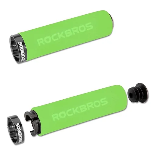 Rockbros BT1001GNBK szivacsos kerékpár kormánymarkolat - zöld és fekete - 2