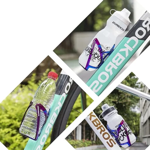 Rockbros FK338 kulacstartó kerékpárhoz - kék és lila - 7