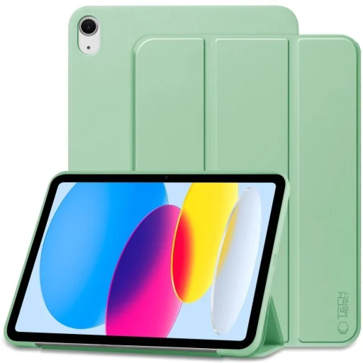 Tech-Protect SmartCase tok iPad 10.9 2022 / iPad 11 2025 - világoszöld - 1