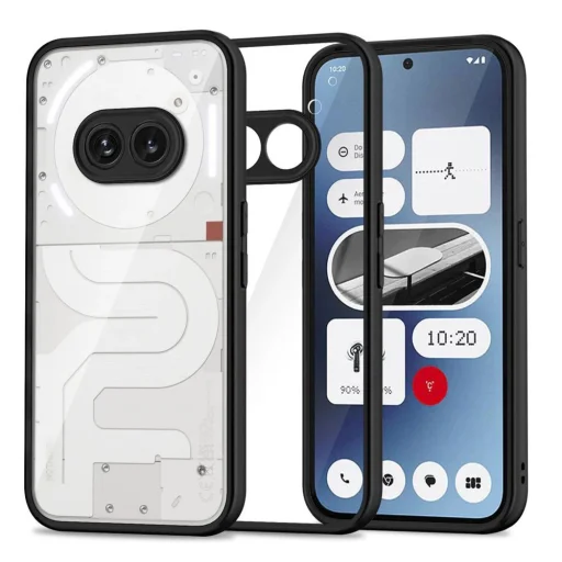 Tech-Protect MagMat tok Nothing Phone 2A - Fekete és Átlátszó - 1