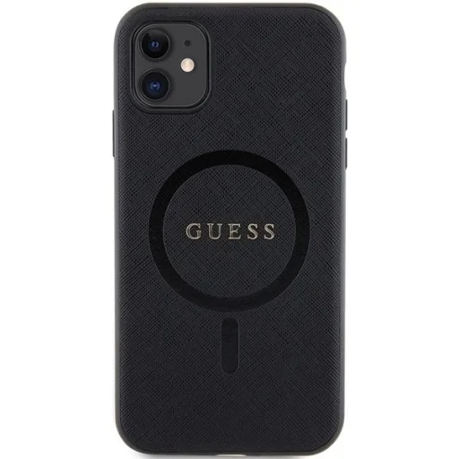 Guess GUHMN61PSAHMCK tok iPhone 11-hez - fekete Saffiano MagSafe - 3