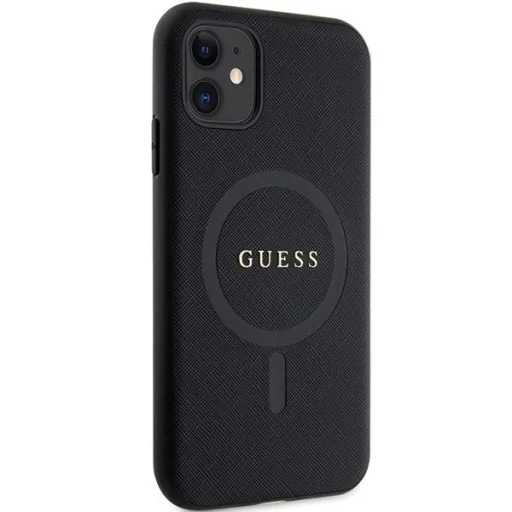 Guess GUHMN61PSAHMCK tok iPhone 11-hez - fekete Saffiano MagSafe - 4