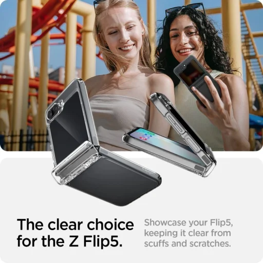  Samsung Galaxy Z Flip 5 Átlátszó Spigen Thin Fit Pro tok - 14