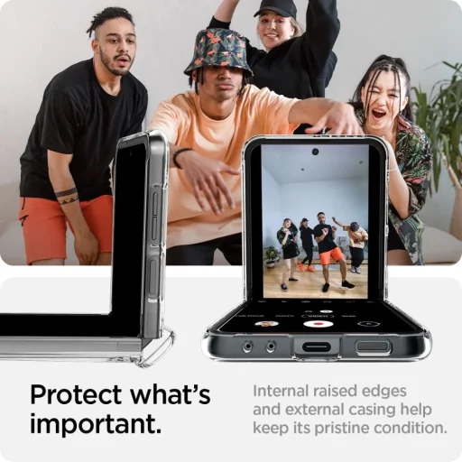  Samsung Galaxy Z Flip 5 Átlátszó Spigen Thin Fit Pro tok - 15