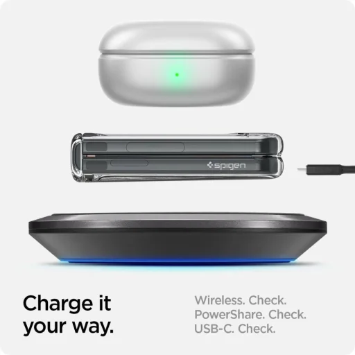  Samsung Galaxy Z Flip 5 Átlátszó Spigen Thin Fit Pro tok - 17