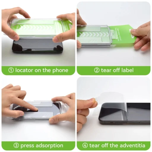 9H edzett üveg szerelő kerettel iPhone 13 Pro Max készülékhez Wozinsky Premium Glass - fekete - 13