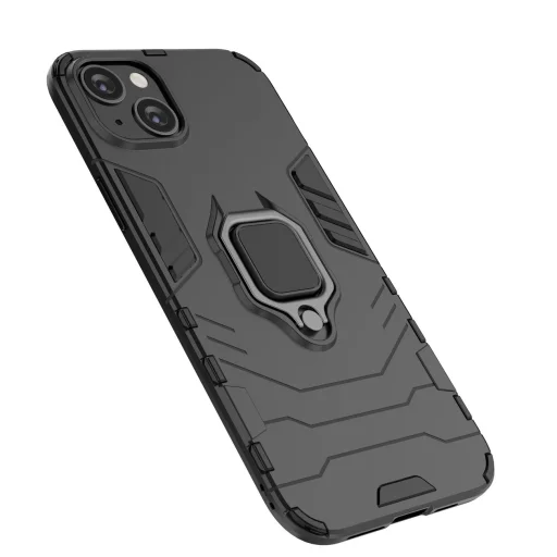Ring Armor tok iPhone 14-hez páncélozott mágneses tartó gyűrűvel fekete - 16