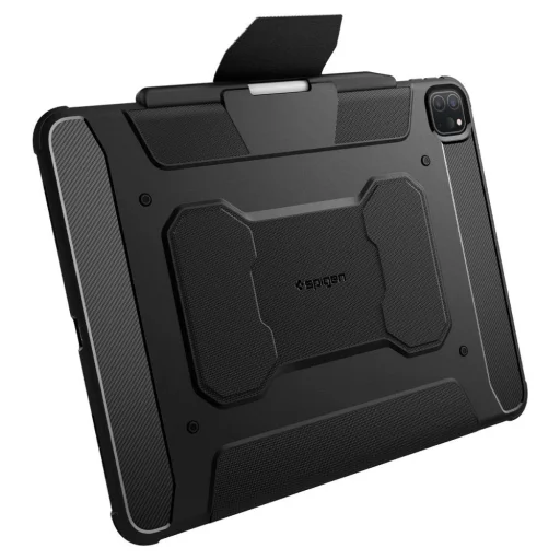  iPad Pro 13" 2024 Fekete Spigen Rugged Armor Pro fliptok - 5