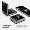 Samsung Galaxy Z Flip 6 tmavosivé (vzor Zero One) puzdro Spigen Airskin thumbnail