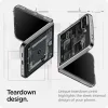 Samsung Galaxy Z Flip 6 tmavosivé (vzor Zero One) puzdro Spigen Airskin thumbnail